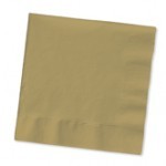 Glittering Gold Luncheon Napkins - Posh Party Supplies