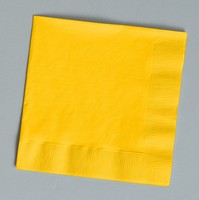 School Bus Yellow Luncheon Napkins - Posh Party Supplies